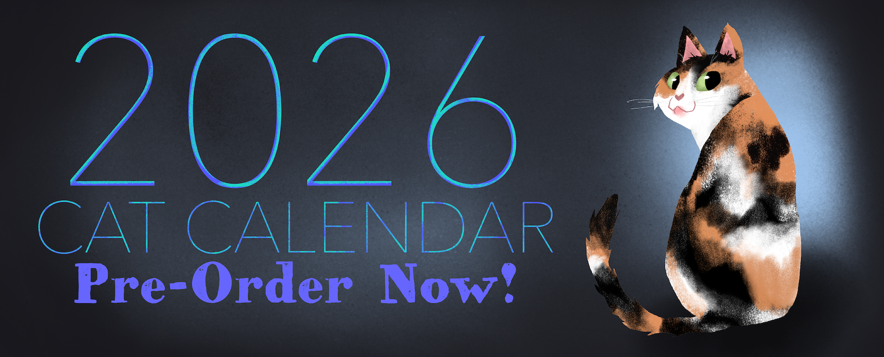 2026 Cat Calendar Banner