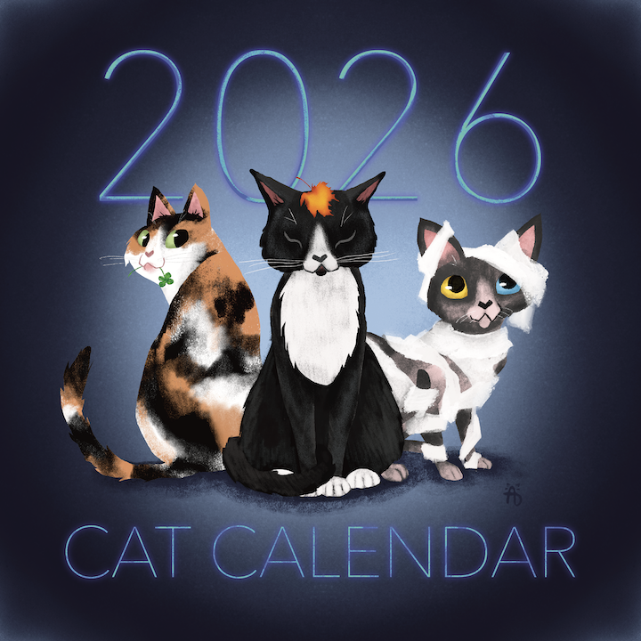 2026 Cat Calendar Cover